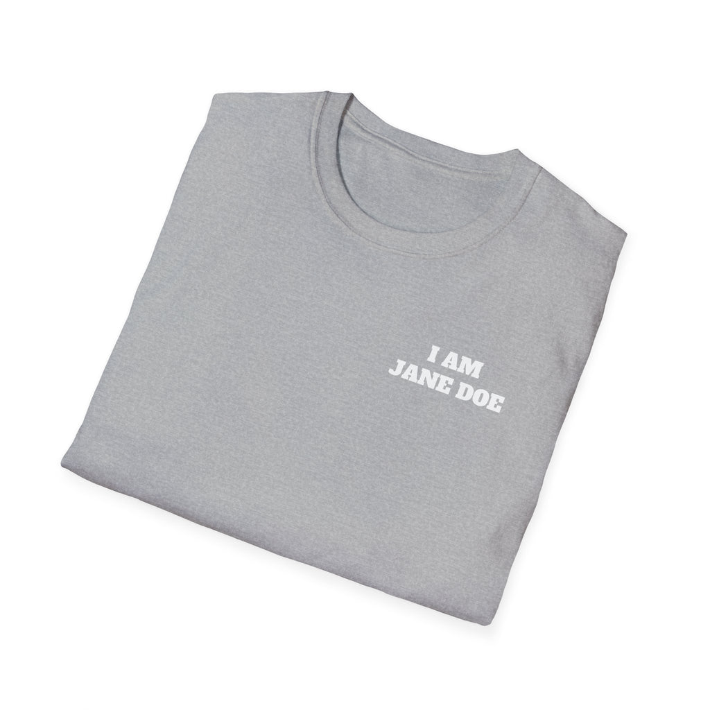 I AM JANE DOE — Front + Back Tee
